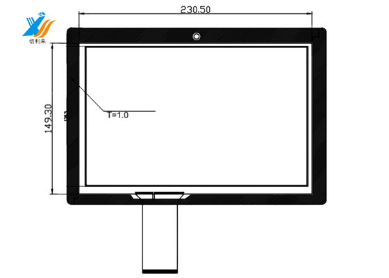 Customizable USB Capacitive Touch Panel 10.1 Inch  Linux Operating System