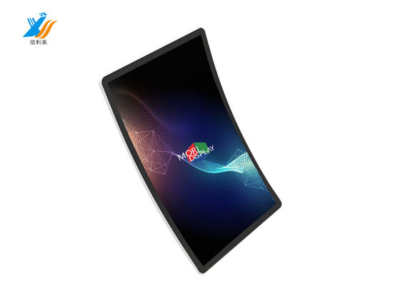 Windows Customized Curved Touch Panel Screen 55 Inch Capacitive
