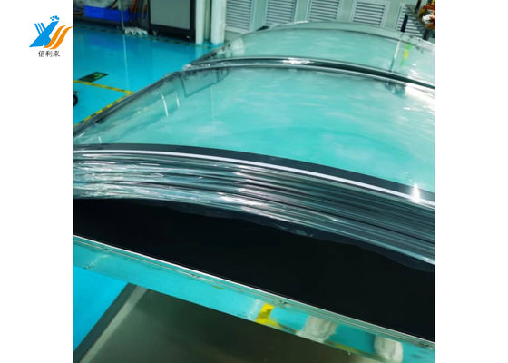 Curved Industrial All In One PC Touch Screen Bendable Panel Type 1500R