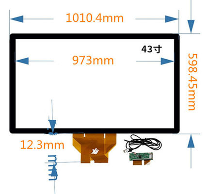 43“PCAP Touch Panel 6H Industrial Touch Screen Panel PC