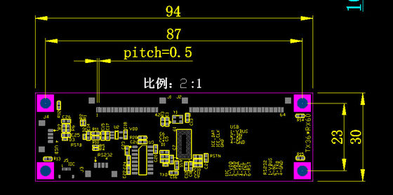 SPI Touch Screen Controllers Capacitive Customized LED Touch Panel Controller