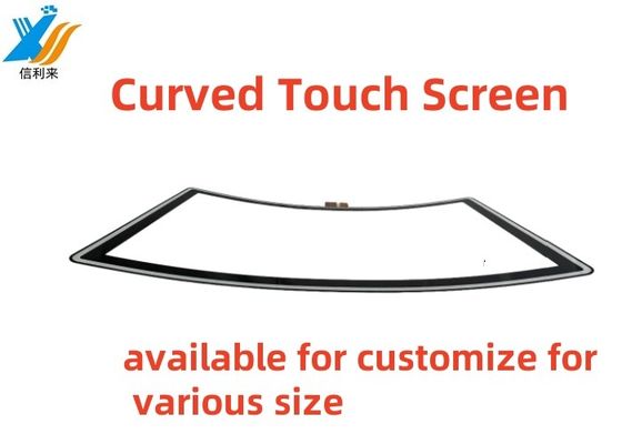 32 Inch Curved Touch Panel Multi touch waterproof oilproof Anti-UV AR/AG/AF Customizable for commercial display Amusement machines game