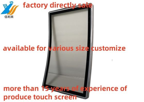 Capacitive 32 Inch Curved Touch Panel with high sensitivity USB Interface