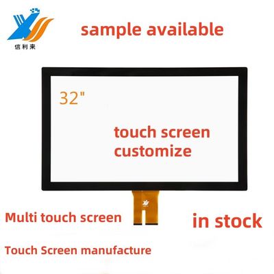 Customizable 43 Inch Black Infrared Touchscreen Monitor With Wide Temperature Range