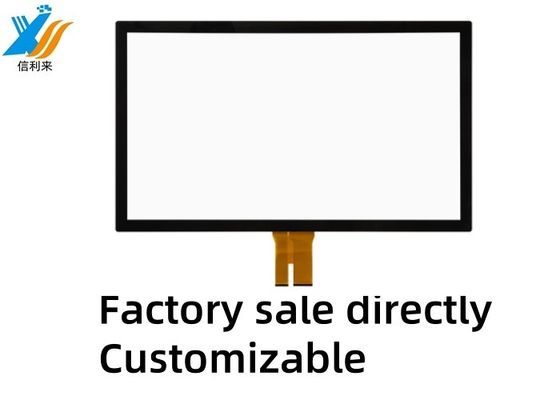 Customizable 43 Inch Black Infrared Touchscreen Monitor With Wide Temperature Range
