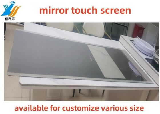 Hot sale Customizable Multi touch Capacitive Touch Screen Smart Mirror waterproof LED Touch Screen Mirror for Fitness Club