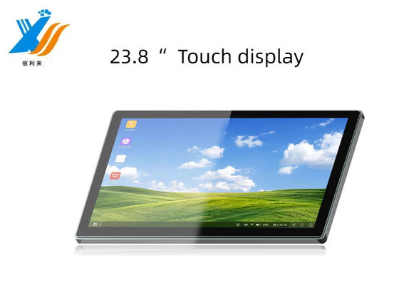 Black Multi Touch Screen Monitor with IC EETI Technology and GG Structure