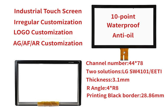 Up To 10 Point Multi Touch Screen G+G Structure For POS Self Service Equipment