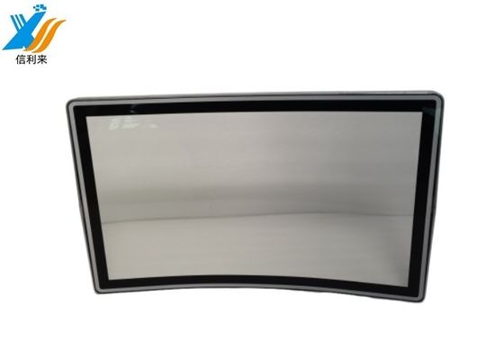 High Transparency 90% Curved Touch Display Screen for Black White Requirements