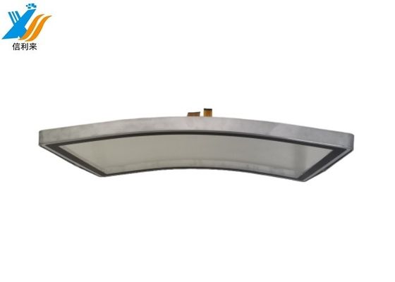 High Transparency 90% Curved Touch Display Screen for Black White Requirements