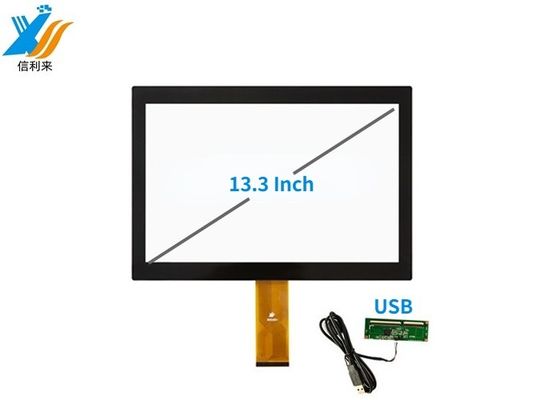 13.3'' Industrial Multi Touch Screen Panel With USB And IIC Interface G+G Structure