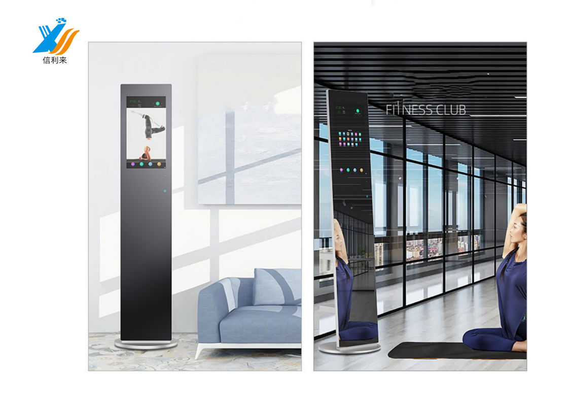 Hot sale Customizable Multi touch Capacitive Touch Screen Smart Mirror waterproof LED Touch Screen Mirror for Fitness Club
