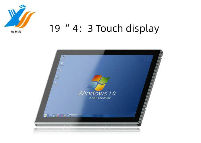 Customize 19" Multi touch projected capacitive (PCAP) touch screen waterproof oilproof Anti-UV AR AG AF pen touch lcd Display led Monitor VGA HDMI for industrial commerical medical education