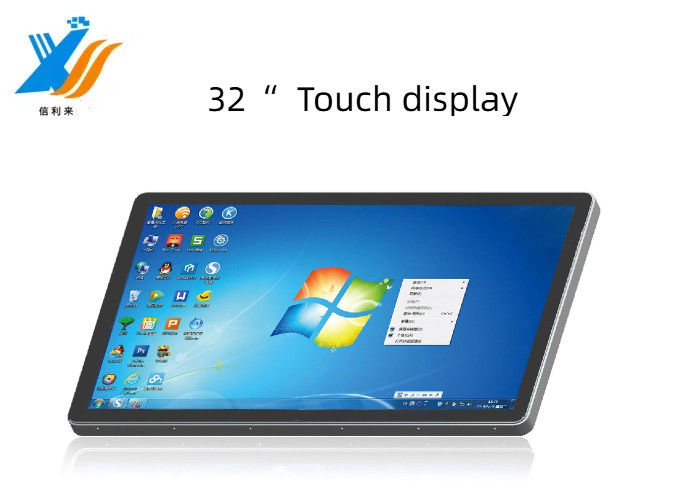 Customized 32 Inch Touch Screen Monitor with 10 points capacitive various USB HDMI VGA LCD for Tablet computer for industrial education