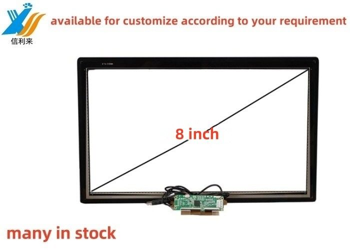 8 inch Multi touch projected USB capacitive (PCAP) GG GFF ITO touch screen panel Tft LCD Display LED Monitor customized AR AG AF Anti-UV waterproof oilproof glove pen touch tablet pc education games