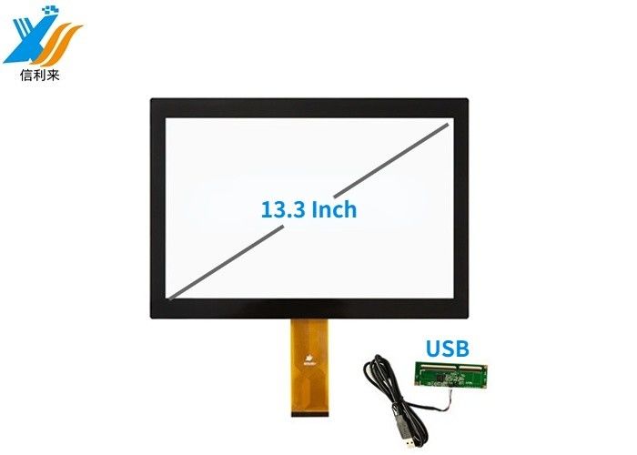 13.3'' Industrial Multi Touch Screen Panel With USB And IIC Interface G+G Structure
