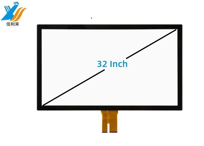 32" 10-point projected capacitive GG Touch Screen Panel with COB connection Anti-UV AR AG AF customizable for commercial medical inductrial
