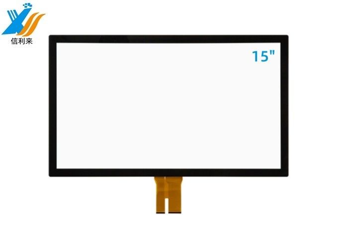15 Inch G+G Multi touch screen panel with capacitive technology customized waterproof oilproof for ATMs education smart home