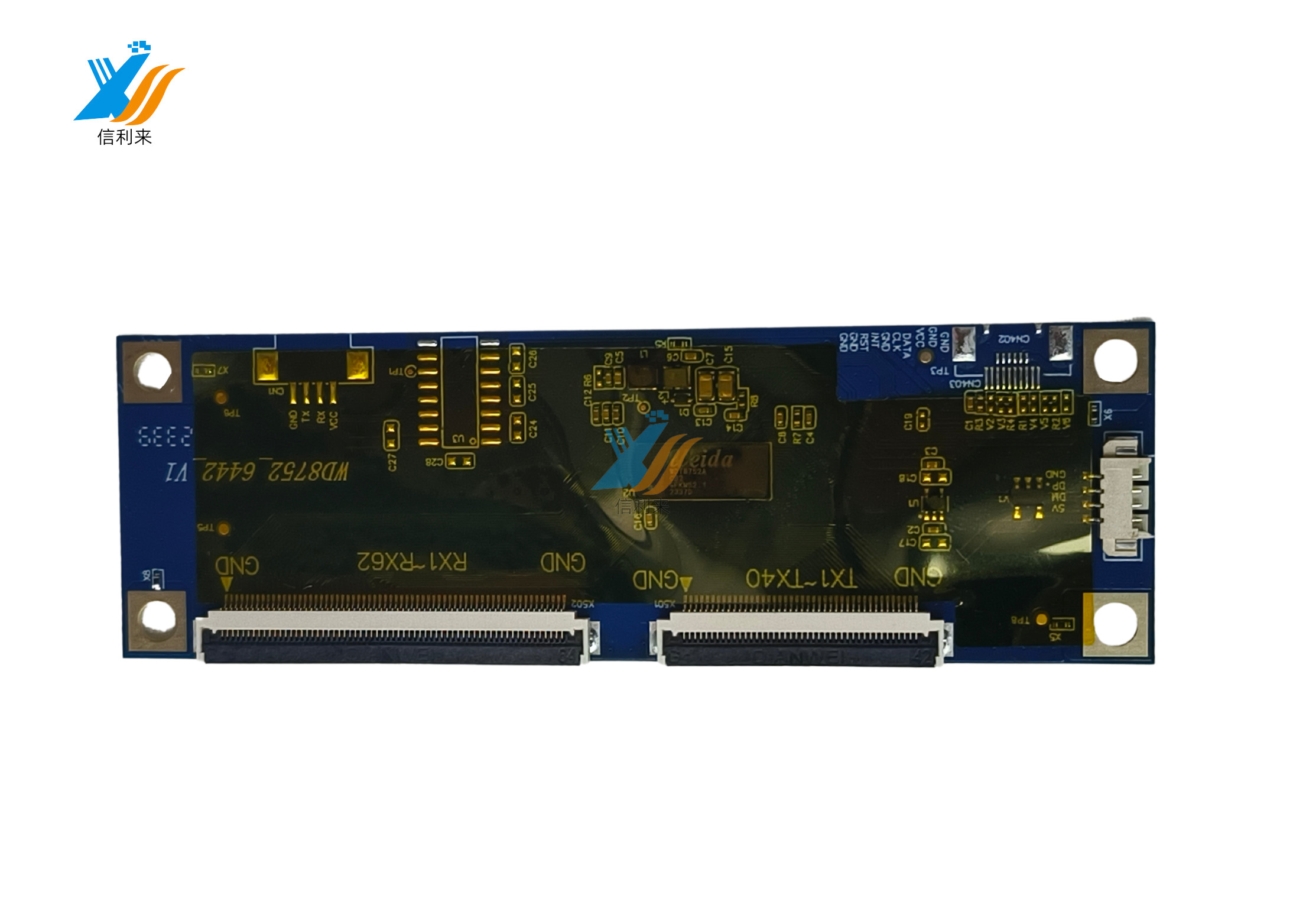 Capacitive Touch Screen Controller Circuit Diagram