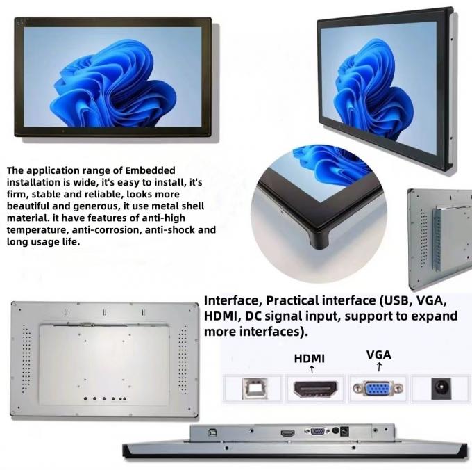 Customized 32 Inch Touch Screen Monitor with 10 points capacitive ...